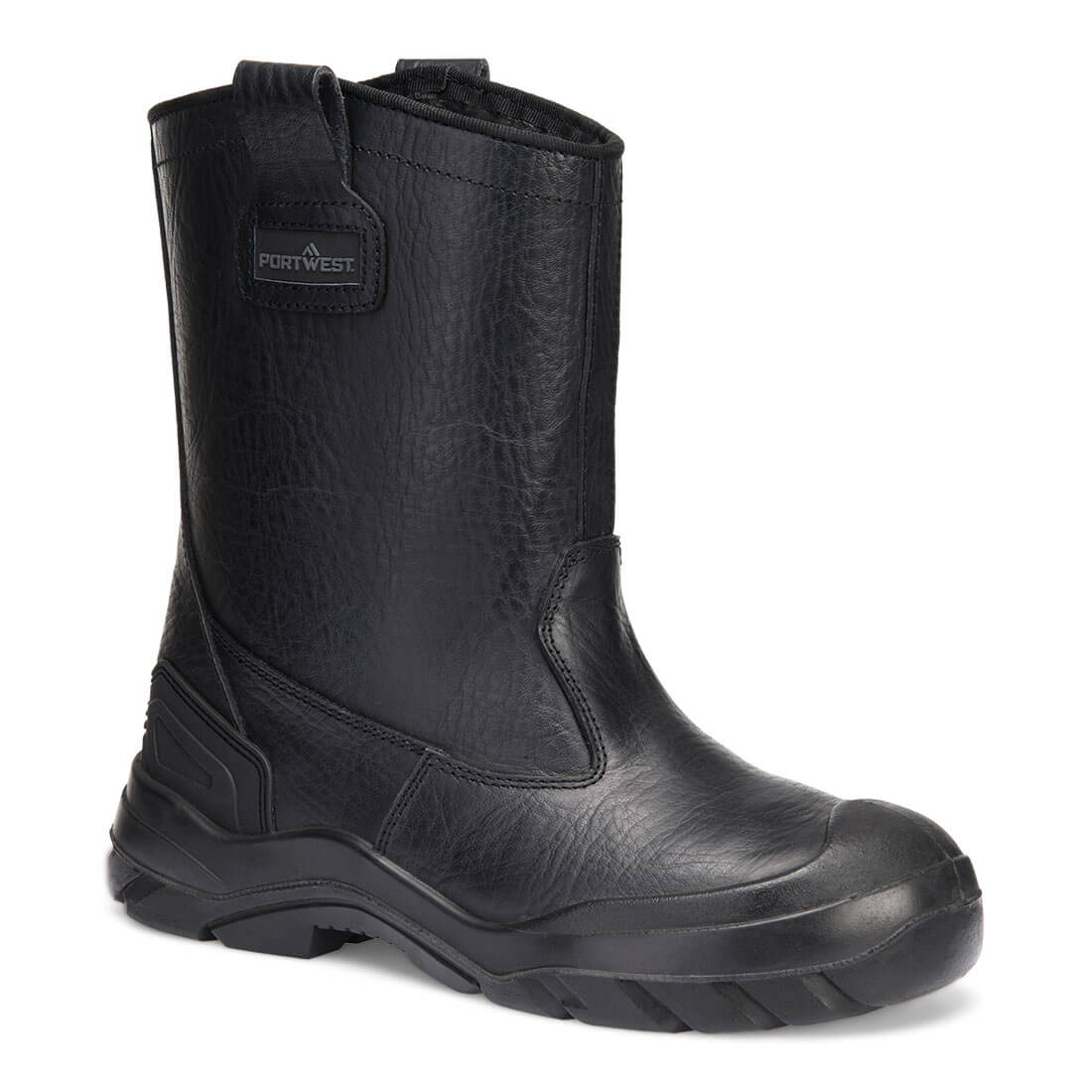Steel Leather Winter Rigger S3 CI HI FO SC SR - Black