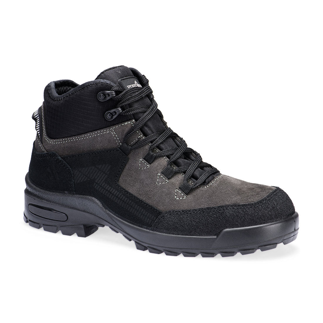 Steel Suede Ankle Boot S3L CI FO SR - Black/Grey