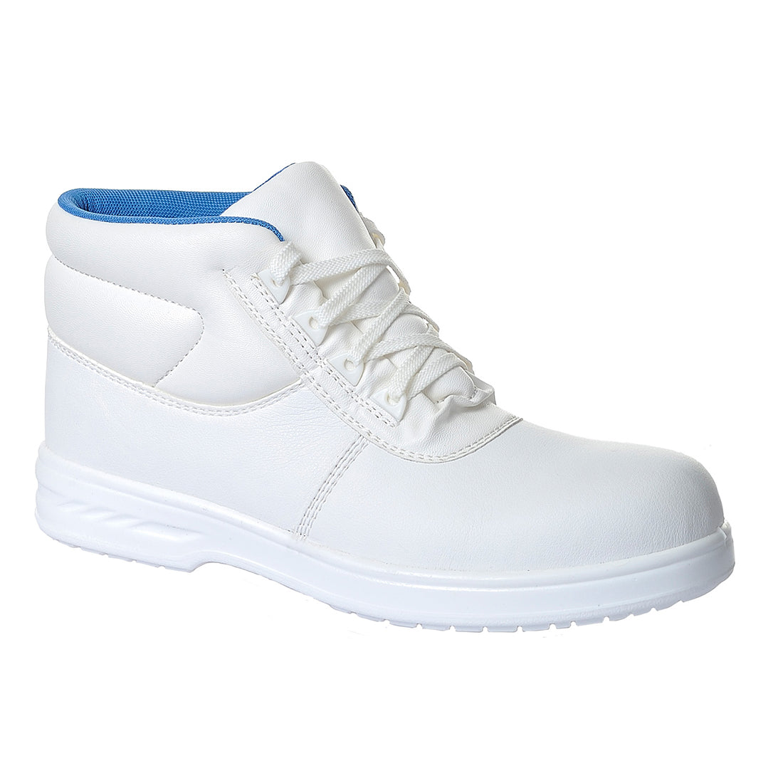 Steel Microfibre Mid Boot S2 FO SR - White