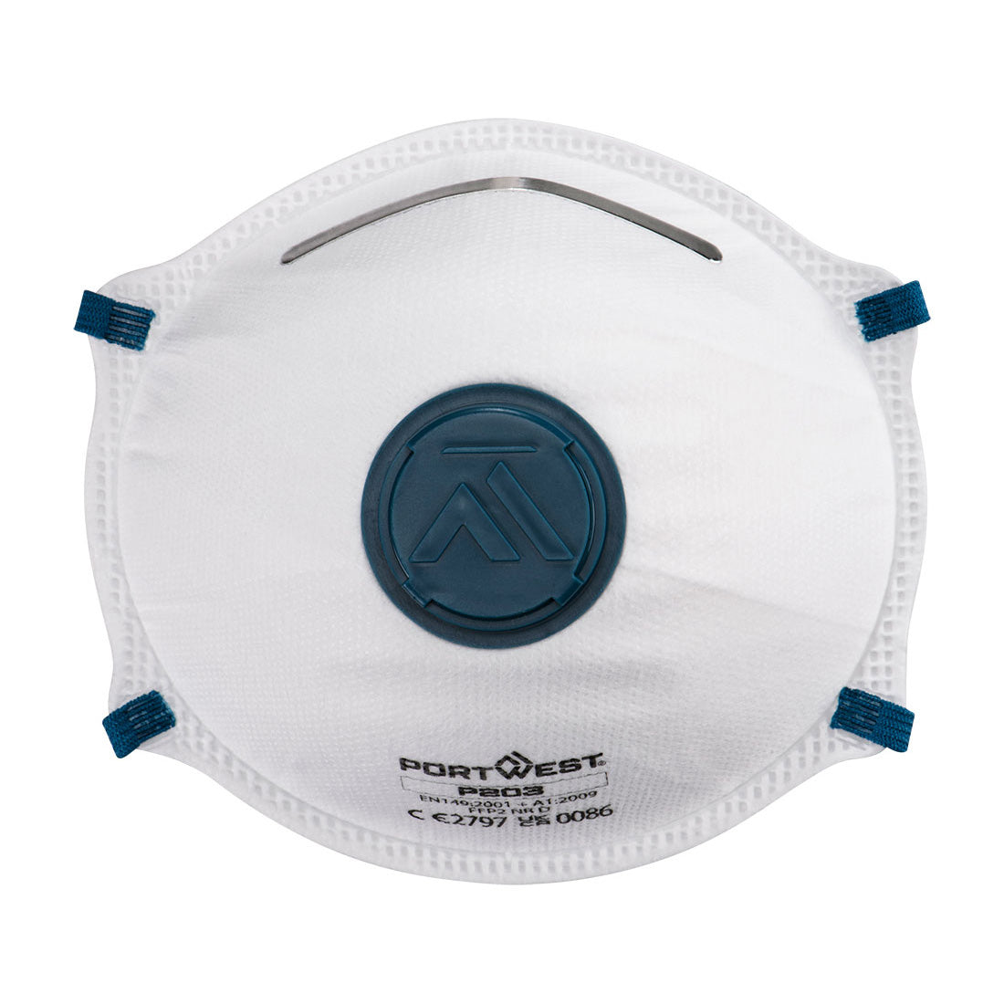 FFP2 Valved Dolomite Respirator (Pk10) - White