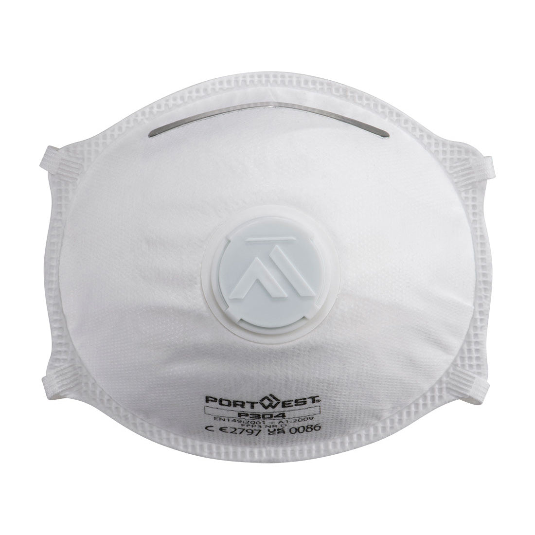FFP3 Valved Dolomite Light Cup Respirator (Pk10) - White