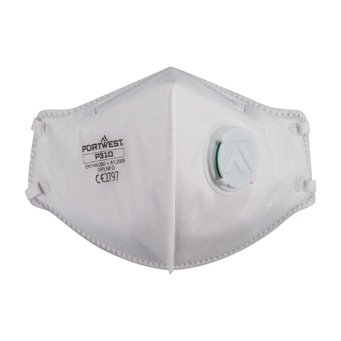 FFP3 Valved Dolomite Fold Flat Respirator (Pk3) - White