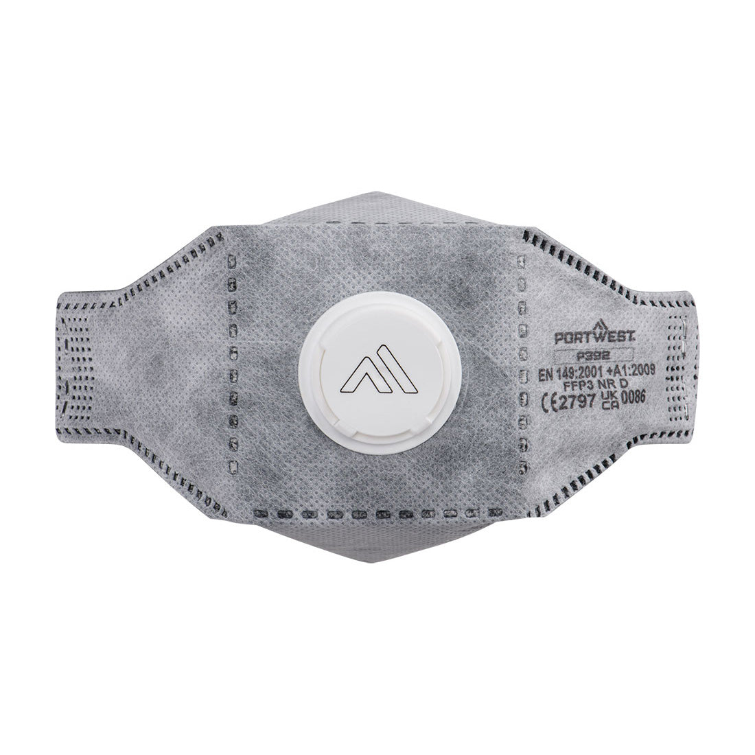 EAGLE FFP3 Valved Carbon Fold Flat Respirator (Pk10) - White