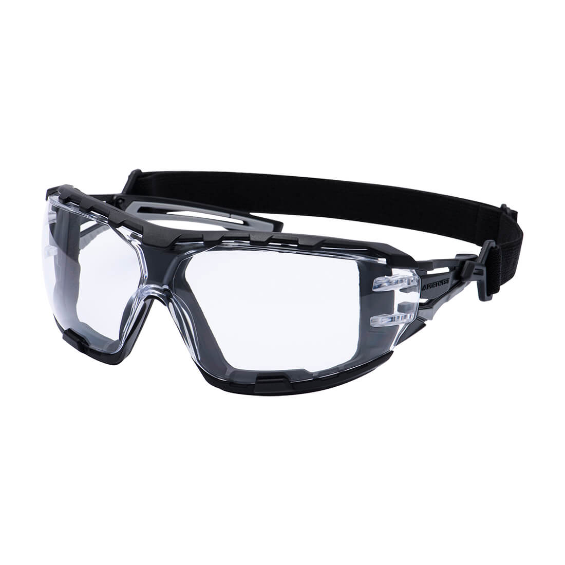 Anthracite Wraparound Plus Safety Glasses - Clear