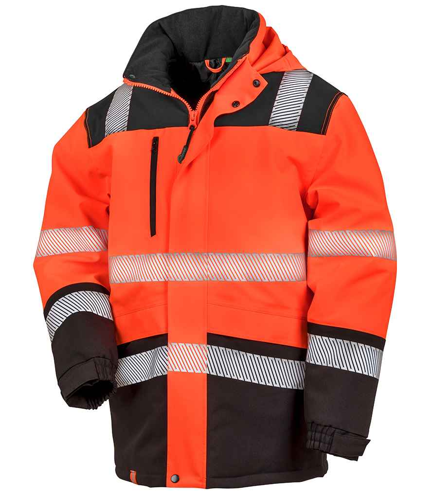 RS475 Fluorescent Orange/Black Front
