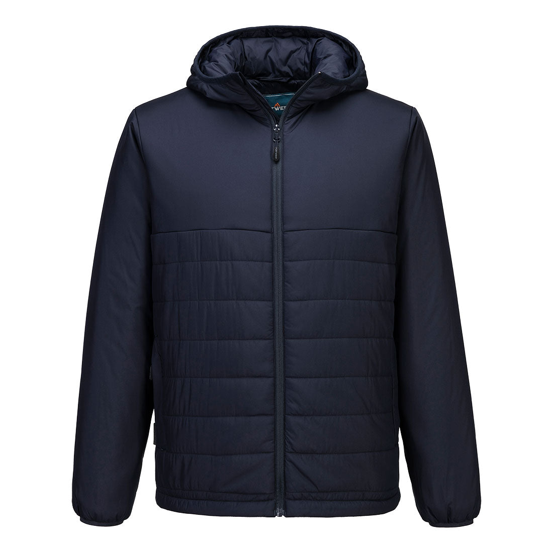 Professional Hooded Insulated Baffle Jacket - Navy