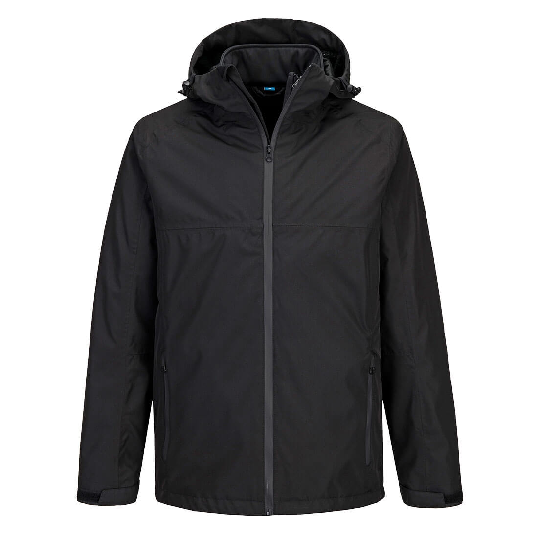 Professional 3-in-1 Rain Jacket - Black