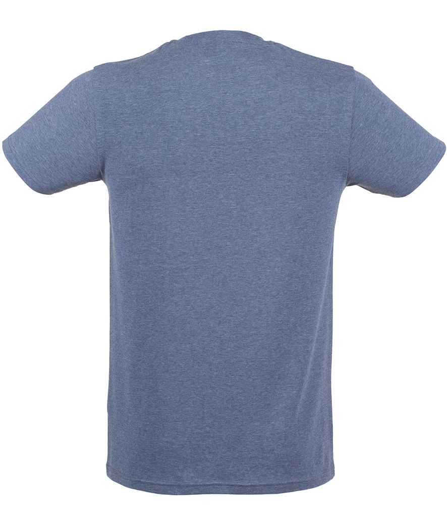 SF121 Heather navy Back