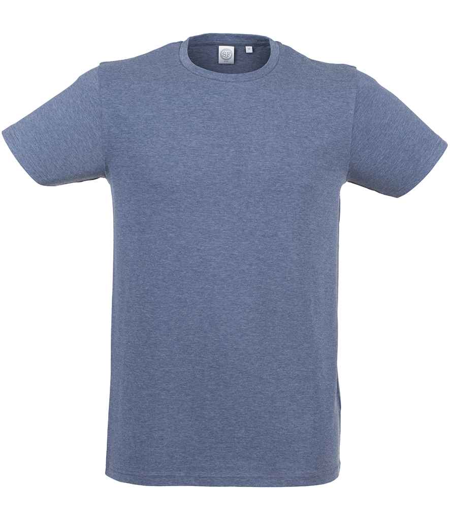 SF121 Heather navy Front