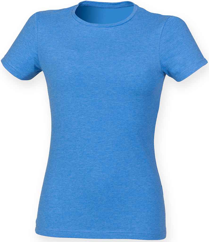 SK121 Heather blue Front