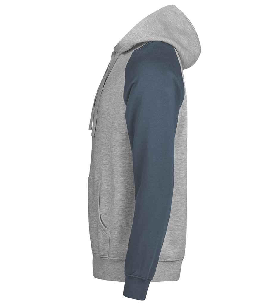 T5156 Heather Grey/Ink Blue Left