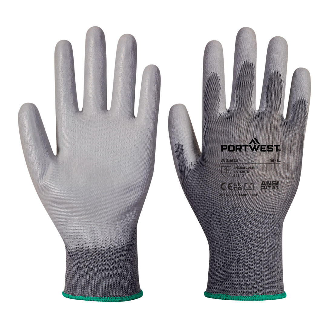 Vending PU Palm (288 Pairs) - Grey
