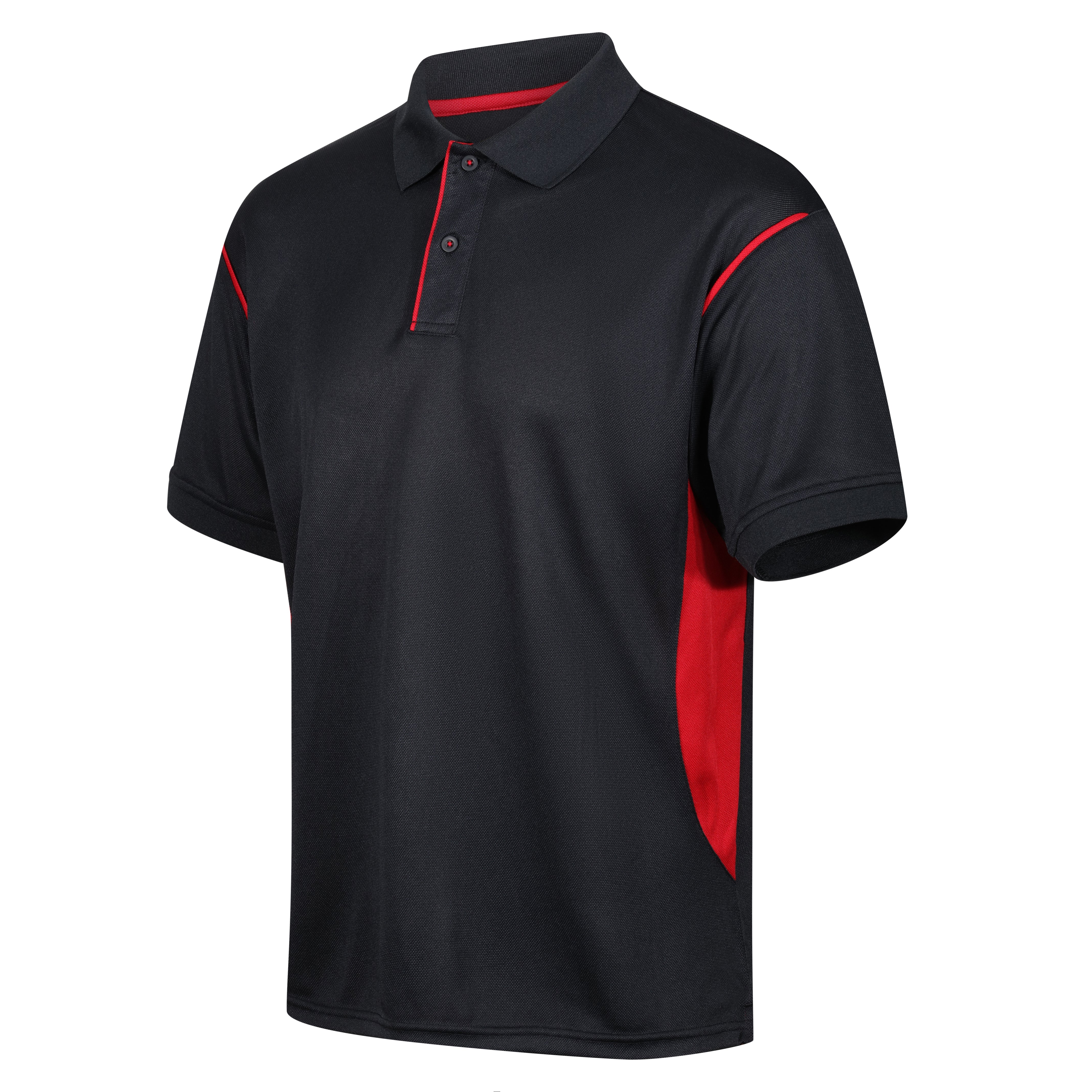 PRO Premium Polo Youth - Black/Red