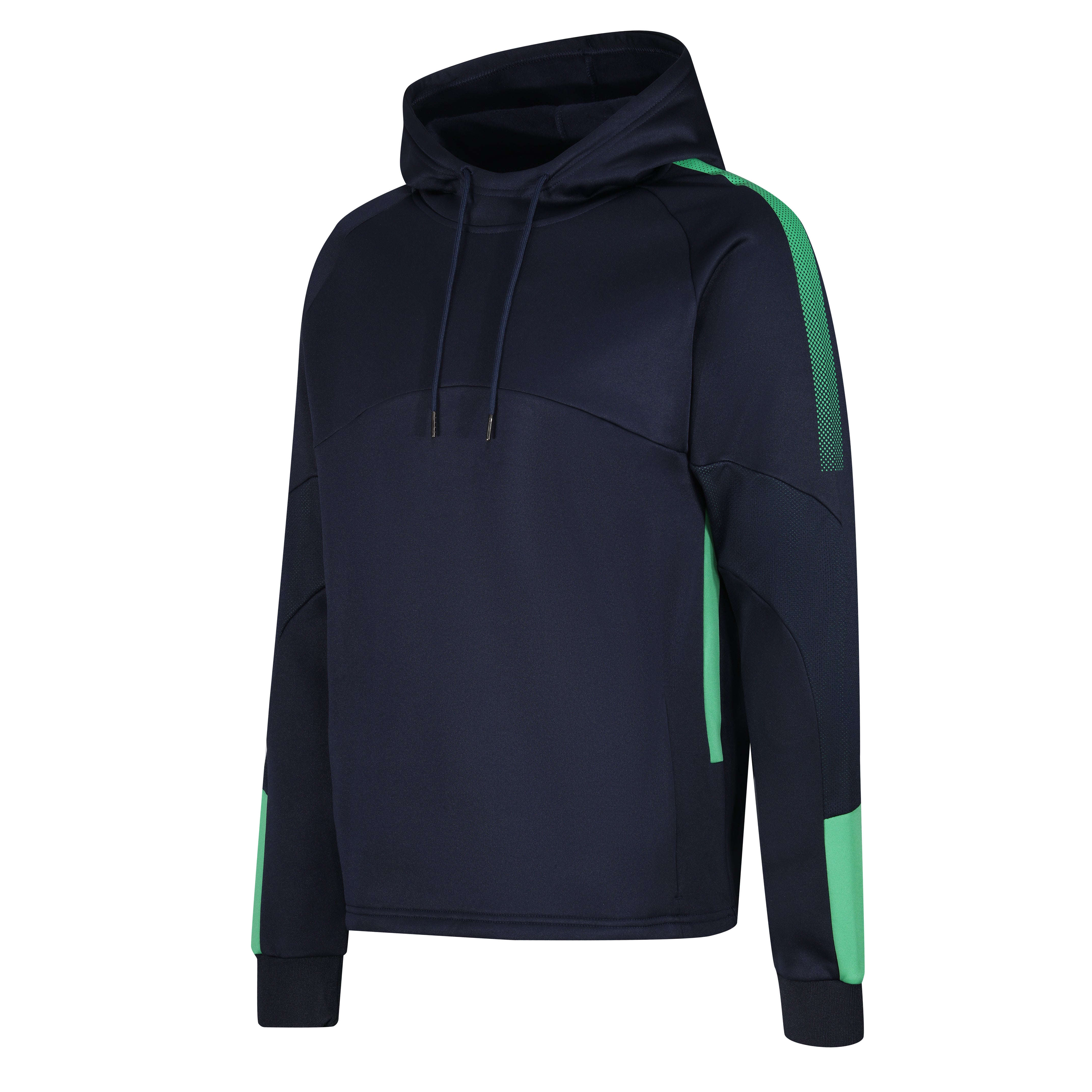 Edge PRO Tech Poly Hoodie - Navy/Emerald