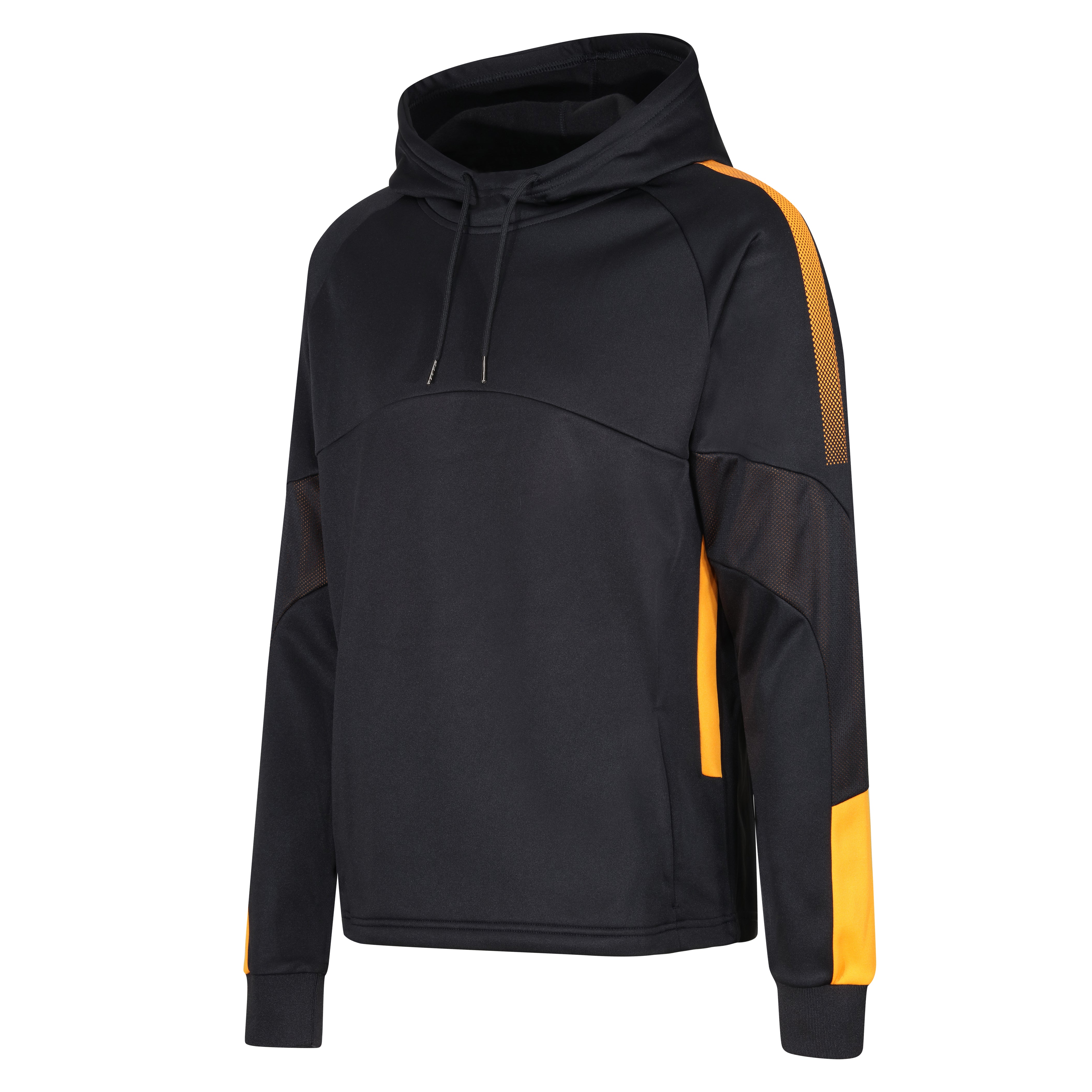 Edge PRO Technical Poly Hoodie - Black/Amber