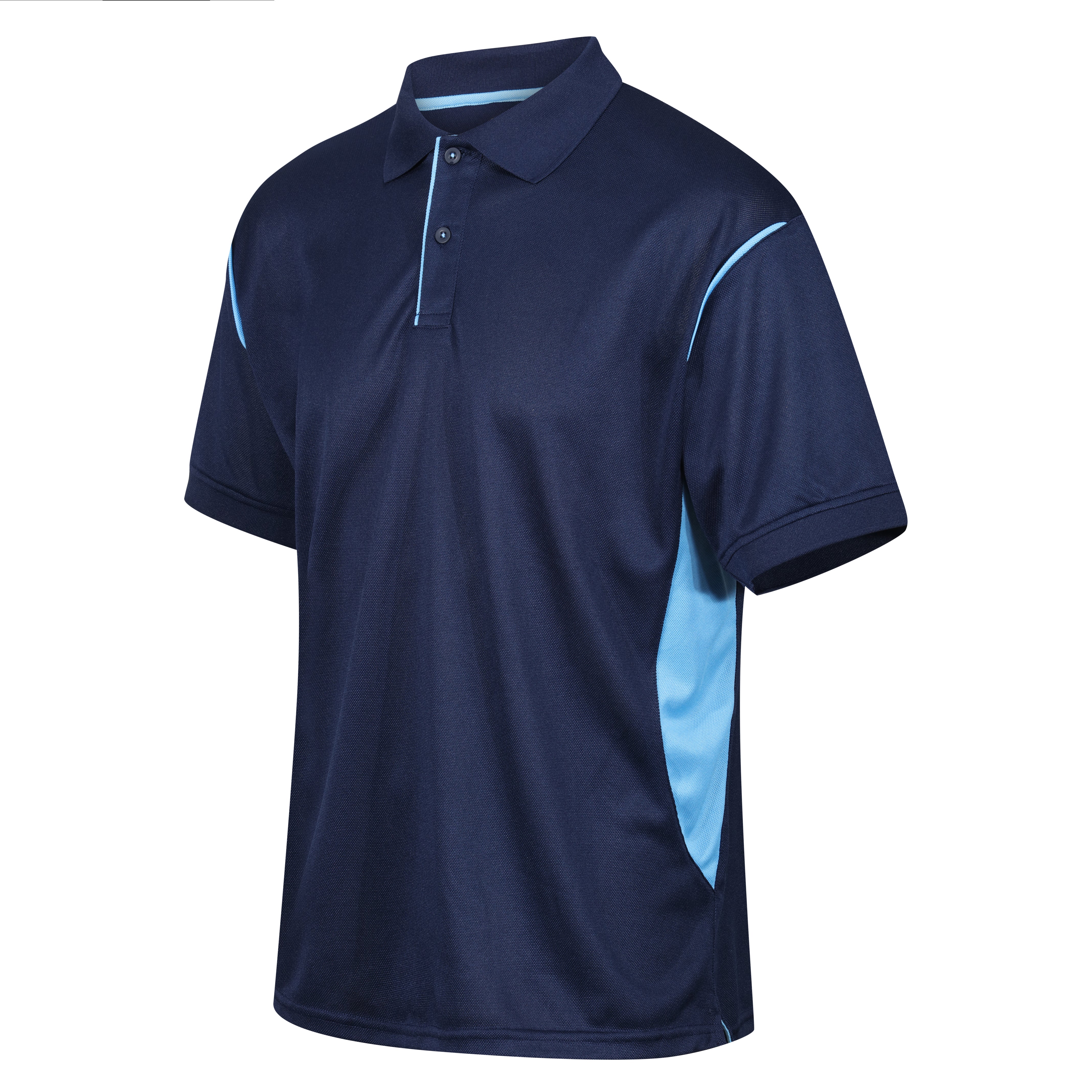 PRO Premium Polo - Navy/Sky