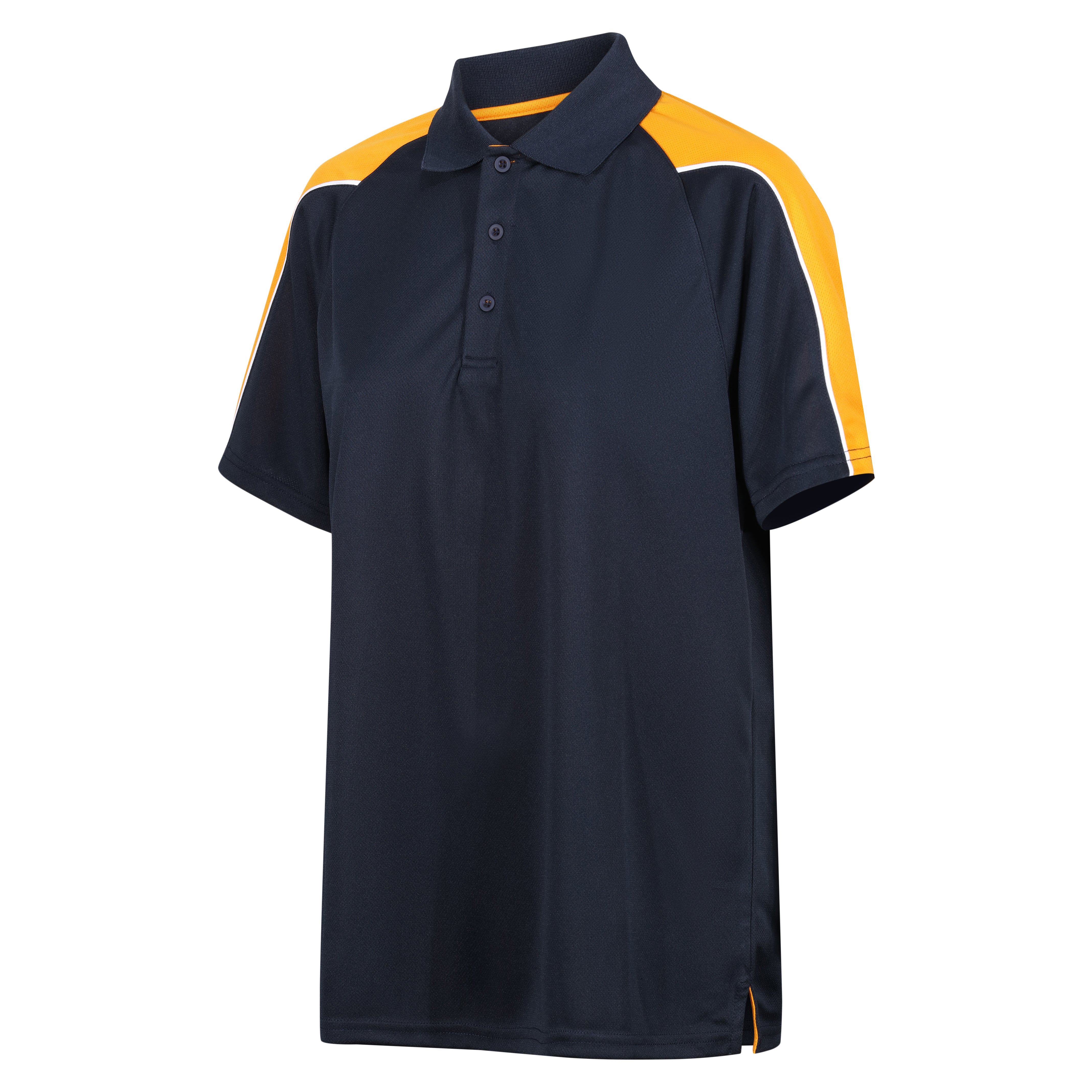 Igen Unisex Polo - Navy/Amber