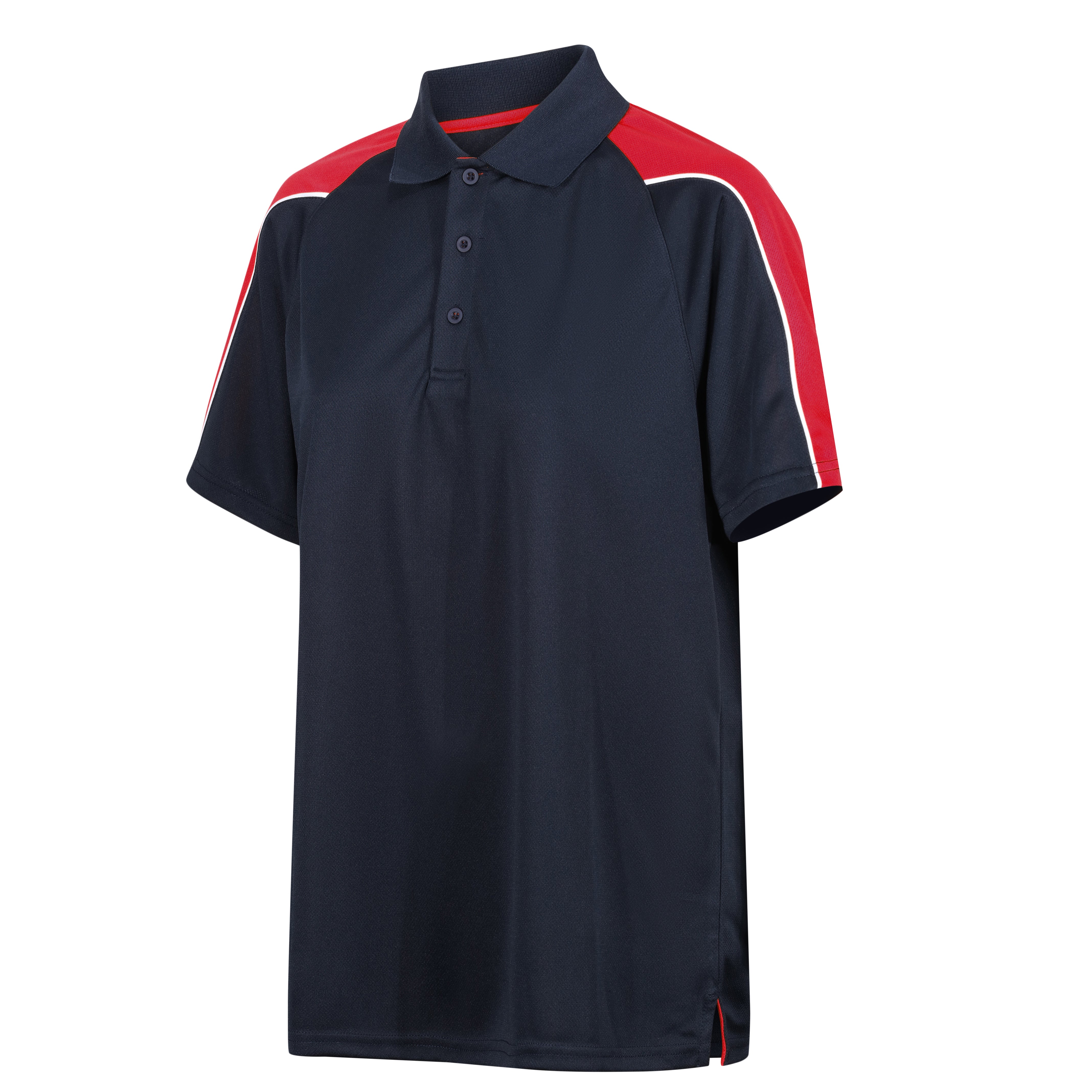 Igen Unisex Polo - Navy/Red