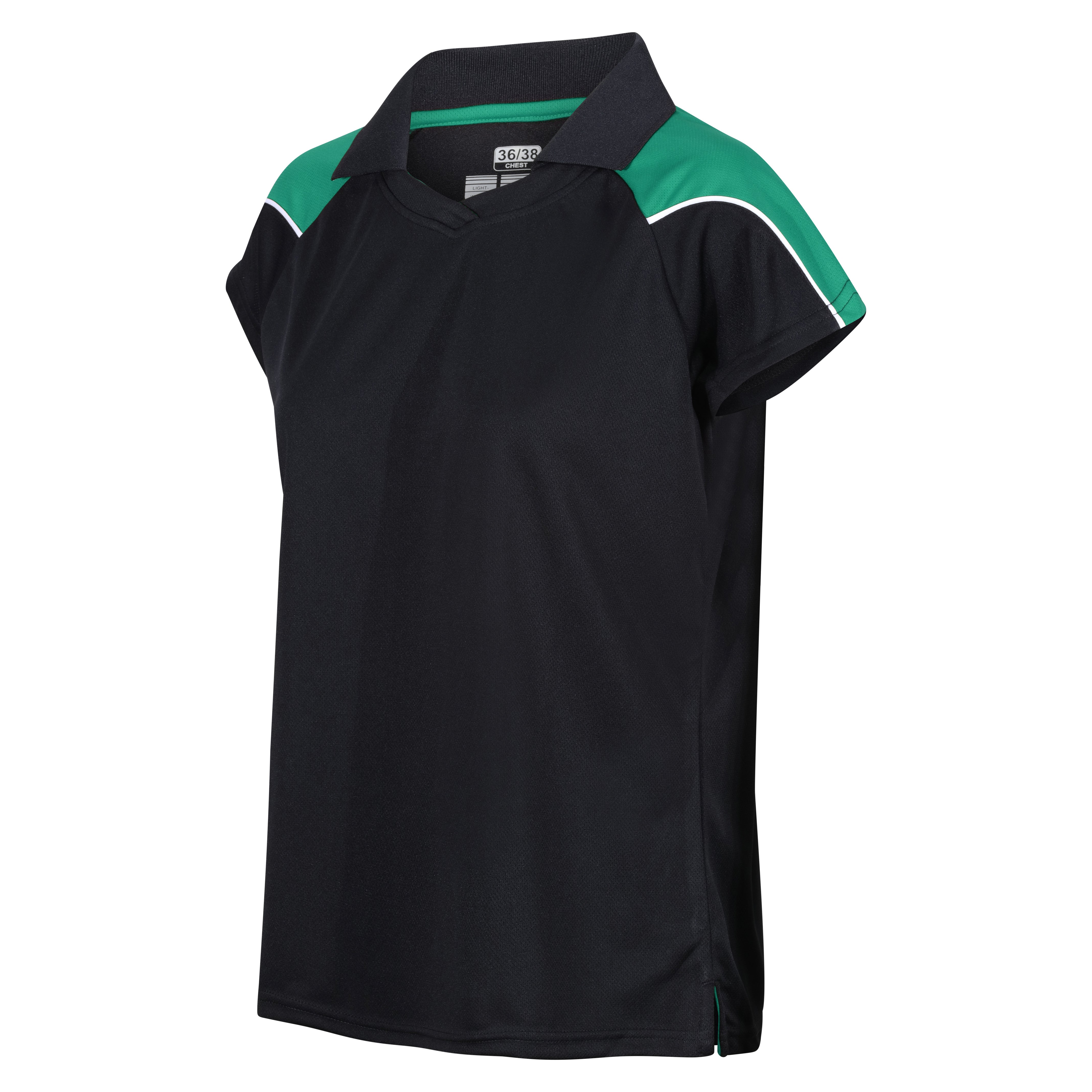 Igen Female Polo - Black/Bottle