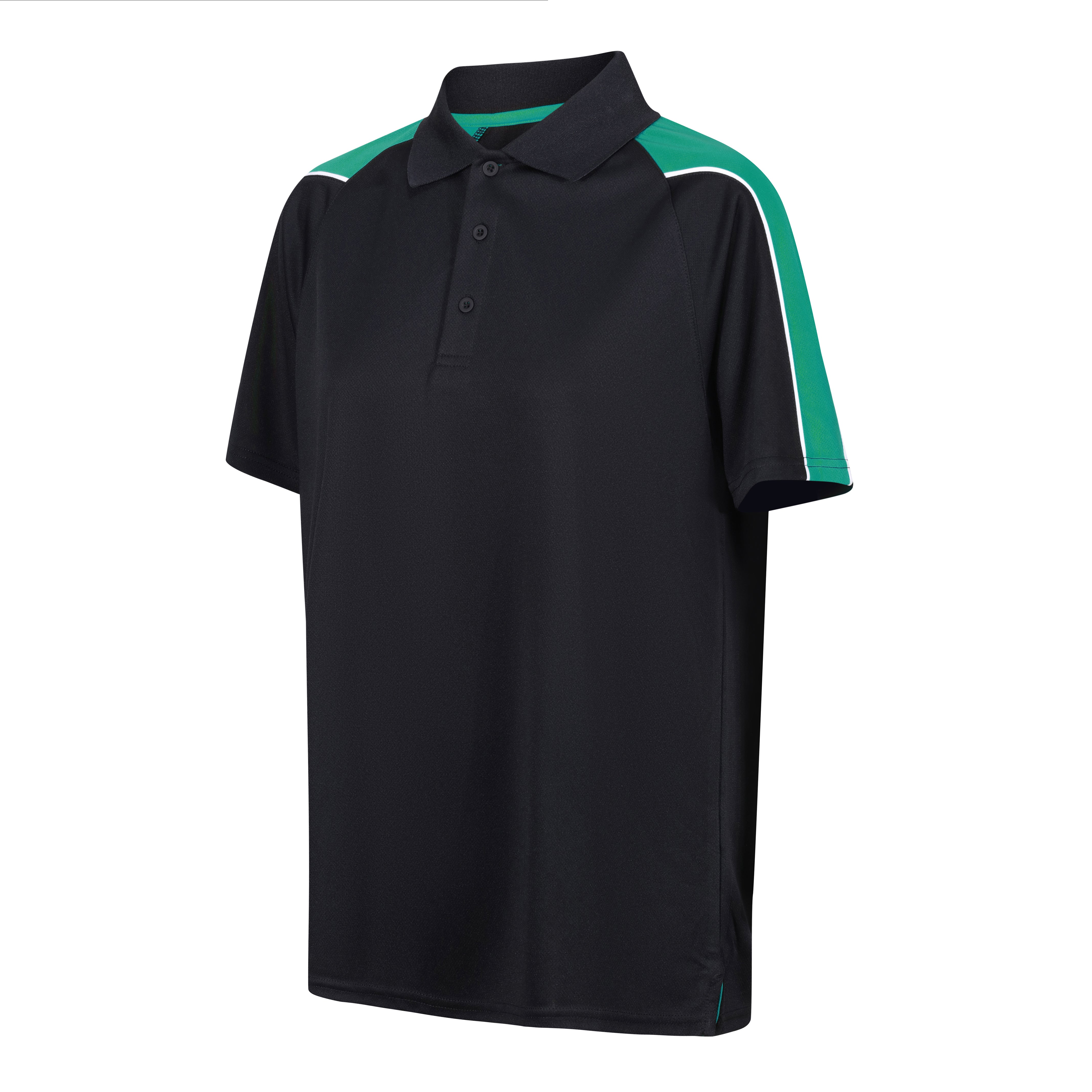 Igen Unisex Polo - Black/Bottle