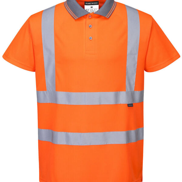 Hi-vis short sleeved polo (S477/RT22) Thumbnail
